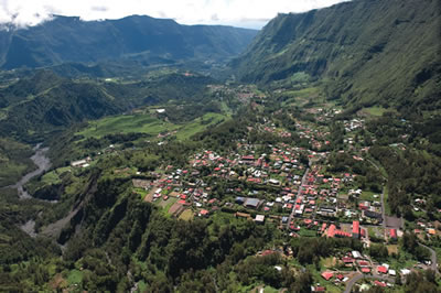 Ville de Hell-Bourg-Ile de la Réunion 